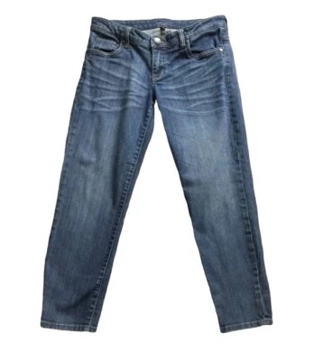 SEE THRU SOUL Womens Size 27 Low Rise Skinny Denim Blue Jeans 25" Inseam - Image 1 of 4