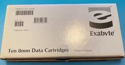 10 pack New Exabyte 20/40GB 8MM Mammoth 170M AME-MFG#312629 - Image 1 of 3