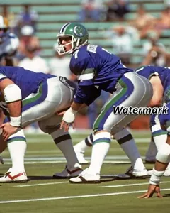 USFL San Antonio Gunslingers QB Rick Neuheisel Spiel Action Farbe 8 x 10 Foto - Bild 1 von 1