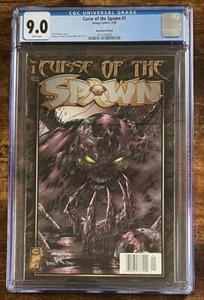 Curse of the Spawn #1 Newsstand RARE Variant 1996 CGC 9.0 White Pages - Picture 1 of 2