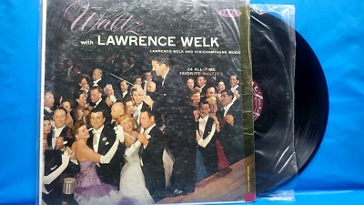 Waltz with Lawrence Welk & His Champagne Music Vinyl LP CRL 57119 Classic 1957 - Image 1 of 4