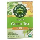 Organiczna zielona herbata z imbirem 16 torebek tradycyjnych leków