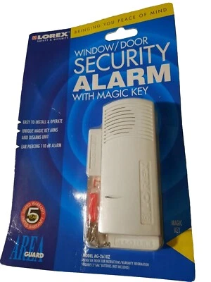 Alarme de segurança Lorex Safety+Security janela/porta com chave mágica WT fácil de instalar - Imagem 1 de 4