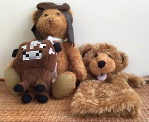 Keel Minecraft Puppet Soft Toy Bundle Set - Picture 1 of 4