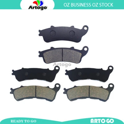 Pastillas de freno delanteras+traseras para HONDA NT 700 VA6/VA7/VA8/VAA Deauville 2007-2012 2013 Foto 1 de 3