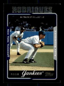 Alex Rodriguez Card 2005 Topps Black #1