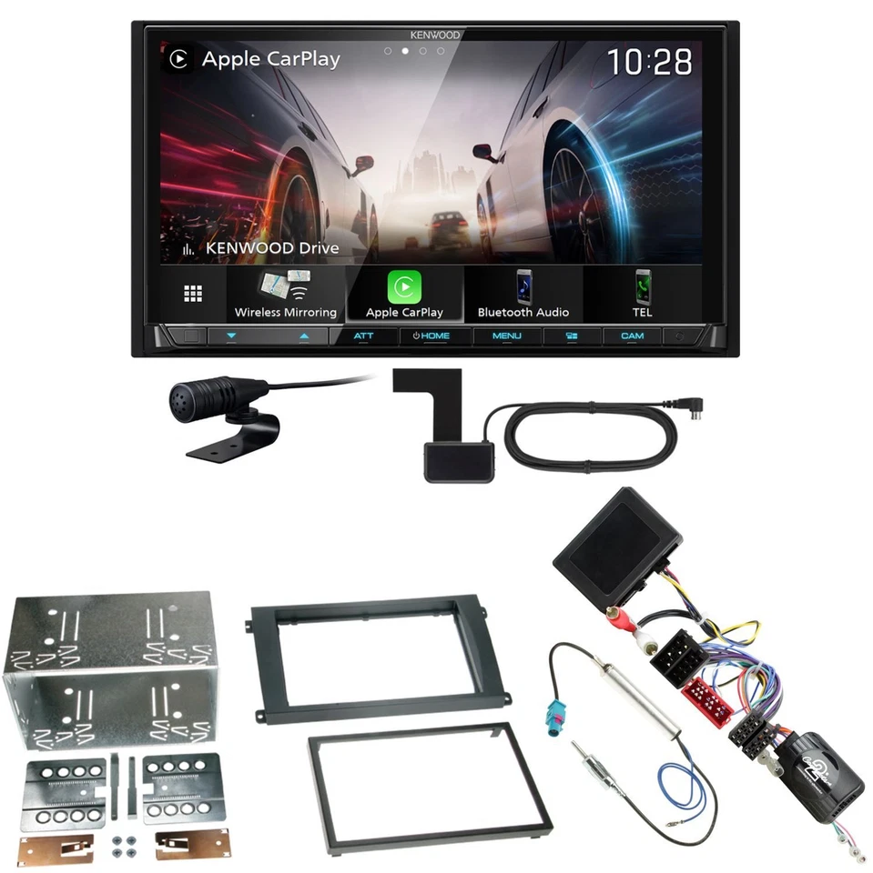 Kenwood DMX8021DABS 2-DIN Autoradio Wireless DAB BT 3-Cinch
