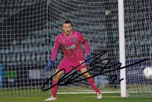 Foto autógrafa de fútbol americano Callum Burton firmada a mano Plymouth Argyle 6x4 7 - Imagen 1 de 1