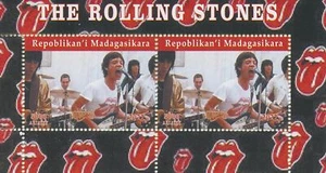 Rolling Stones Stamps Madagascar 2022 MNH Music Mick Jagger 2v M/S VI - Picture 1 of 1