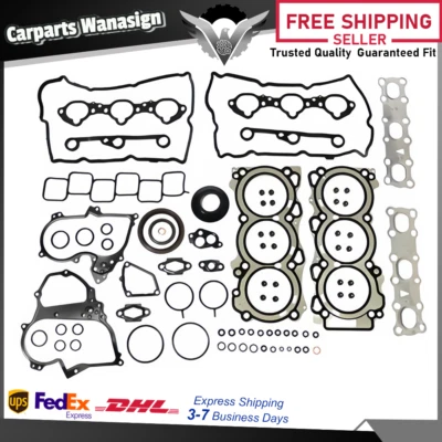 Juego de juntas de culata para 13-20 Nissan 370Z Infiniti FX37 G37 M37 Q40 Q70 VQ37VHR 3.7 Foto 1 de 4