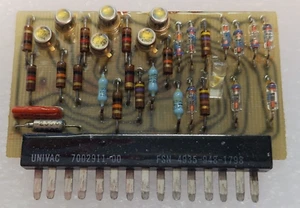 Conjunto de tarjeta de circuito de computadora Univac vintage raro 7002911-00 - Imagen 1 de 8