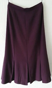 NIGHTINGALES FULLY LINED SKIRT ZIP BUTTON FASTENING PART ELASTICATED WAIST UK 10 - Picture 1 of 9