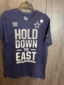Camiseta Nike Dallas Cowboys Hold Down The East Azul Marino Gráfica Talla Mediana Nueva con Etiquetas - Imagen 1 de 8