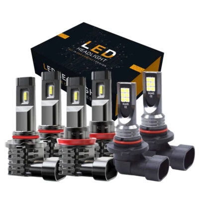 Combo de faros LED haz alto/bajo + bombillas antiniebla 6000K para Ram 4000 2015 kit de 6 piezas Foto 1 de 4