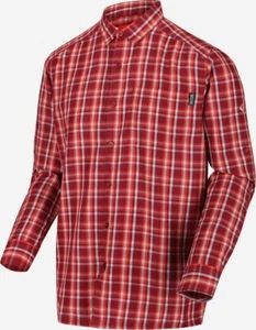 REGATTA Wandernhemd Regular Fit Funktionshemd Herren Mindano rot Gr.M Neu - Bild 1 von 7