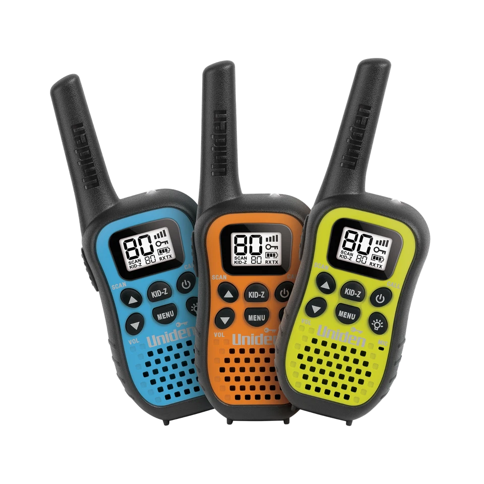 UNIDEN UH45-3 UHF HANDHELD RADIOS 80 CHANNEL 0.5W 1/2 TRIPLE SET RADIOS 3 total - image 1 of 1