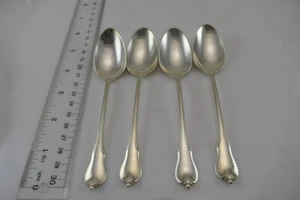 Sterling Grand Colonial Set Coffee Spoons  Wallace  No monos  RARE - Picture 1 of 8
