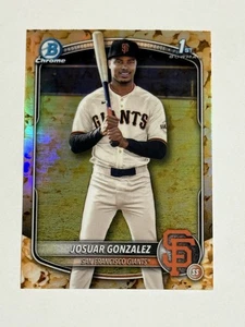 2025 Bowman Cromo Josuar Gonzalez PopCorn Rifrattore 1° Prospetto #BCP-153 - Foto 1 di 2