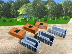 O Scale Crane Crates & Containers for use with Lionel and Kline Overhead Cranes - Picture 1 of 7