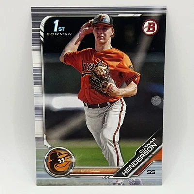 2019 Bowman Gunnar Henderson 1st RC #22 BAL - Image 1 of 2