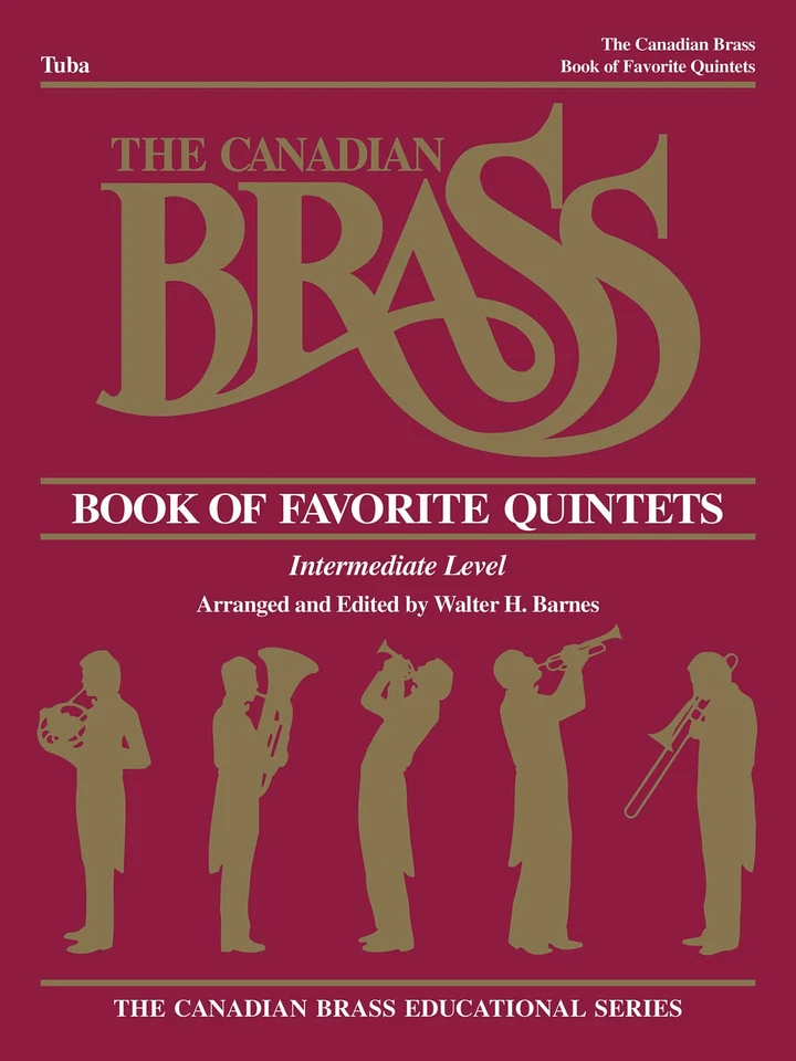 Canadian Brass Book of Favorite Quintets Tuba in C BC Intermediate Sheet Music - Image 1 of 1