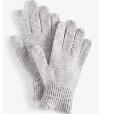 Charter Club 100% Cashmere Knit women's gloves - Gray - One Size - Image 1 of 4