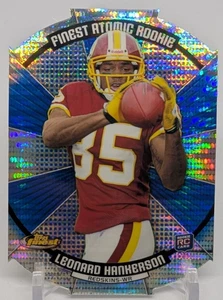 🏈2011 Topps Finest Finest Leonard Hankerson #FAR-LH Atomic Rookie Die-Cut RC🏈 - Picture 1 of 3