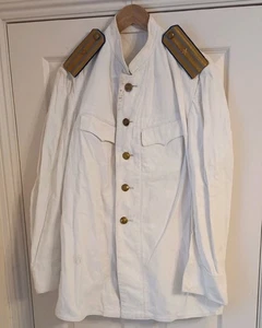 Soviet Russian Navy Officer's White Summer Tunic - Picture 1 of 6
