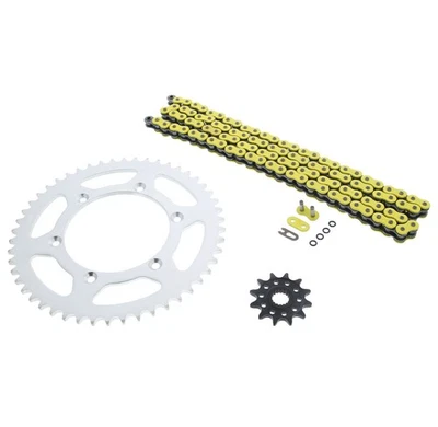 1997-99, 2003-05 serve Suzuki RM125 amarelo O Ring corrente e roda dentada Slv 12/50 114L - Imagem 1 de 4