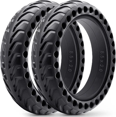 BESUCHE DEN MONUARY-STORE Monuary 2Er-Pack E-Scooter-Reifen 50/75-6.1 Schlauchlose Vollgummireifen, Die Au