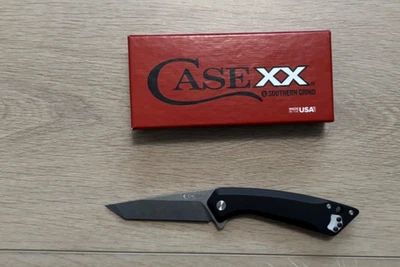 CASE XX SOUTHERN GRIND (ZAC BROWN) CG01 FLIPPER FOLDER Tanto Black handle - Image 1 of 3