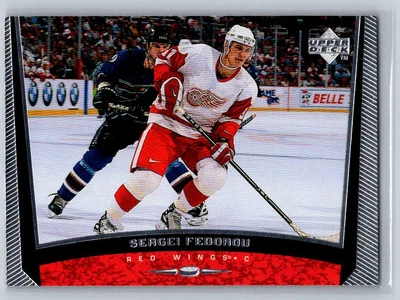 1998 Upper Deck #262 Sergei Fedorov Detroit Red Wings    HOF - Image 1 of 2