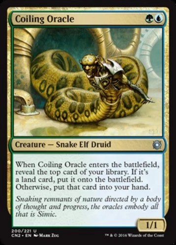 Coiling Oracle - Conspiracy: Take the Crown #200/221 MTG Magic The Gathering - Image 1 of 1