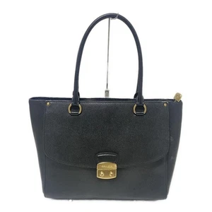Auth COACH Cross grain leather Avery tote F48629 Black Leather - Tote Bag - Picture 1 of 10