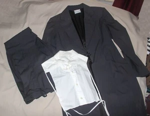 JD Original Ladies 2 Pc Saddleseat Suit Navy Blue (Coat 38, Pants 34x33) EUC - Picture 1 of 24