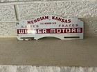 ANTIQUE  WILIKER MOTORS- KAISER FRAZER DEALER THICK STEEL LICENSE Plate Topper