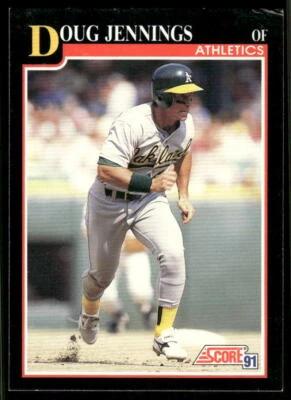 1991 Score #819 Doug Jennings - Image 1 of 2