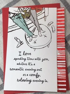 Hallmark Biglietto Buon San Valentino Partner Moglie Marito AMORE NELLA VITA REALE - Foto 1 di 4