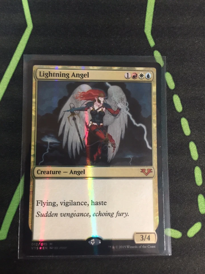 MTG Magic The Gathering Lightning Angel Foil FtV Commander - Image 1 of 1