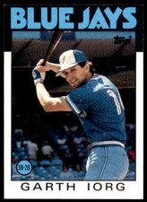 1986 Topps Baseball Card Garth Iorg C Toronto Blue Jays #694