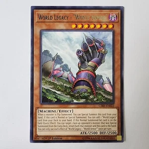World Legacy - "World Armor" - CIBR-EN022 - Rare - NM/VLP - 1st ed - Yugioh - Picture 1 of 2