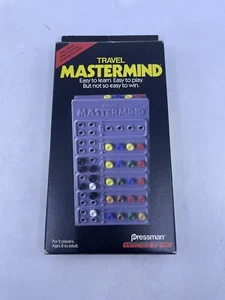 Vintage 1988 Travel Mastermind Board Game Pressman Strategy Game 2/3 - Picture 1 of 4