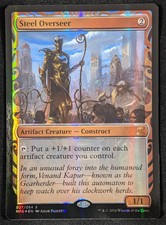 MTG 1x STEEL OVERSEER Kaladesh Inventions Masterpiece Foil (Excellent)