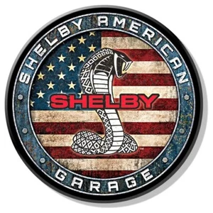 Shelby American Garage 3 Inch Round Magnet - Picture 1 of 2