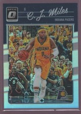 C.J. MILES PACERS HOLO REFRACTOR SP 2016-17 DONRUSS OPTIC INDIANA