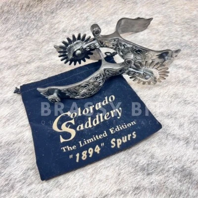 Espuelas #7 Colorado Saddlery edición limitada "1894 cuello de ganso" Foto 1 de 4