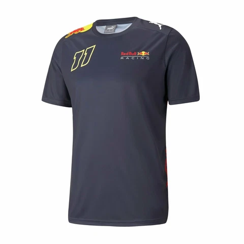 Red Bull Racing F1 Men's Sergio "Checo" Perez #11 Driver T-Shirt- Navy Cover
