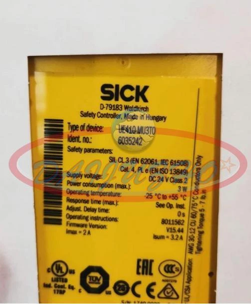 ONE New SICK Safety Master Module UE410-MU3T0 6035242 - Image 1 of 1