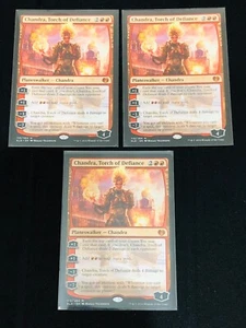 MTG Chandra, Torch Of Defiance X3 Kaladesh - Picture 1 of 2