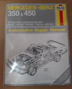 HAYNES W. MERCEDES 350- 450 V8 ('71 -'80) 3.5 4.5 350 SL, 450 SE,450SEL, 450S - Imagen 1 de 15